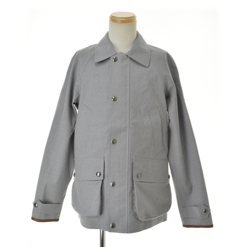 (L) POLO  GREY WOOL WATER RESISTANT JACKET